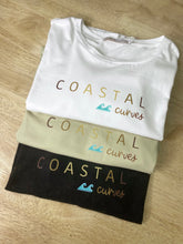 Load image into Gallery viewer, Coastal Curves T-Shirt Dress