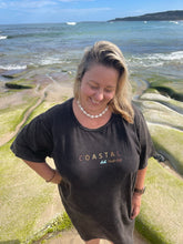 Load image into Gallery viewer, Coastal Curves T-Shirt Dress