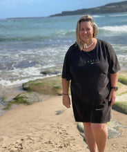 Load image into Gallery viewer, Coastal Curves T-Shirt Dress