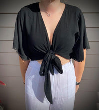 Load image into Gallery viewer, Linen Wrap Top
