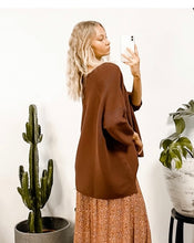 Load image into Gallery viewer, Raya Ribbed Jumper - Chocolate
