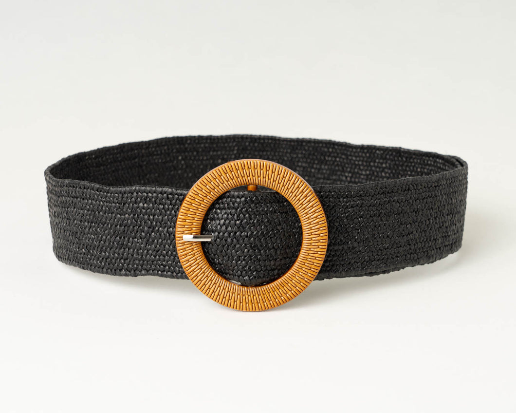 Woven Stretch Belt - Black